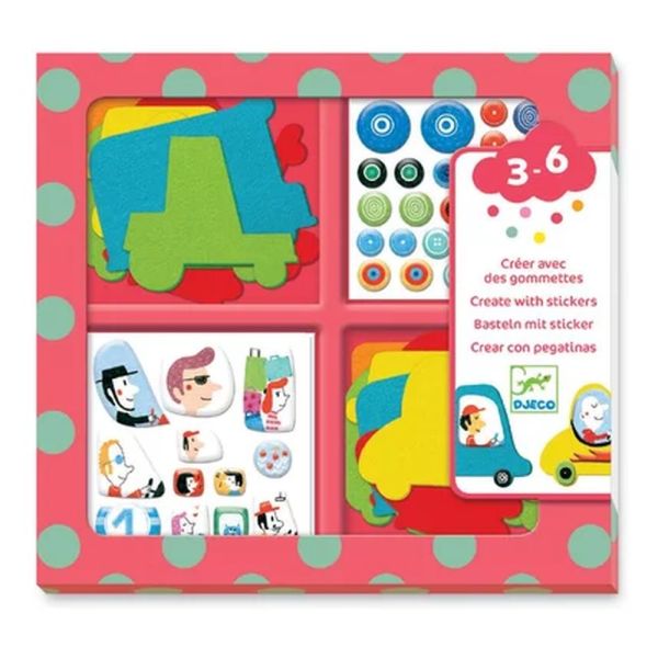 Gommettes stickers J'aime les voitures