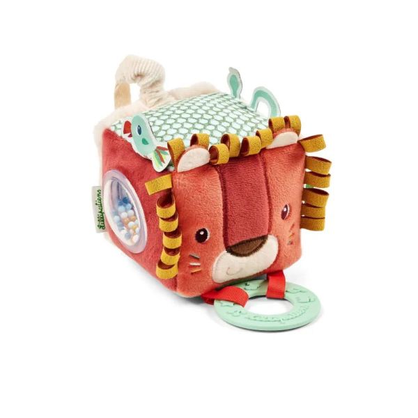 Cube d'activités en tissu Jack le lion