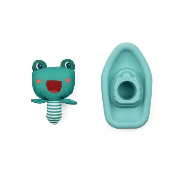 Jouet de bain Bateau flottant James la grenouille