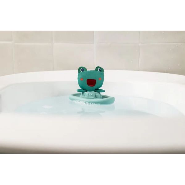 Jouet de bain Bateau flottant James la grenouille