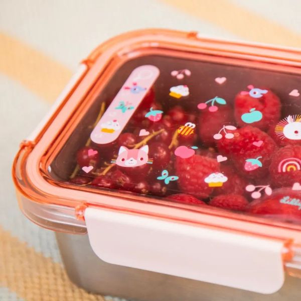 Lunch box enfant avec jeu Cherche et trouve Jeanne