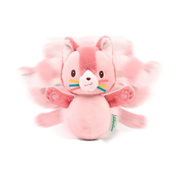 Peluche sonore culbuto Jeanne le chat