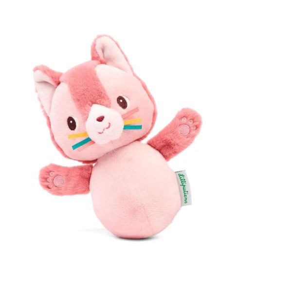 Peluche sonore culbuto Jeanne le chat