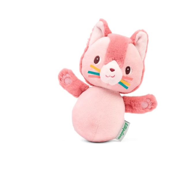 Peluche sonore culbuto Jeanne le chat