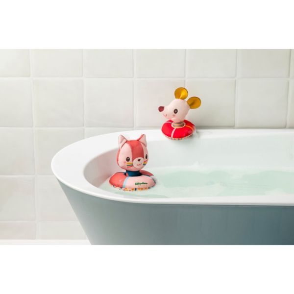 Jouet de bain flottant Jeanne et sa souris