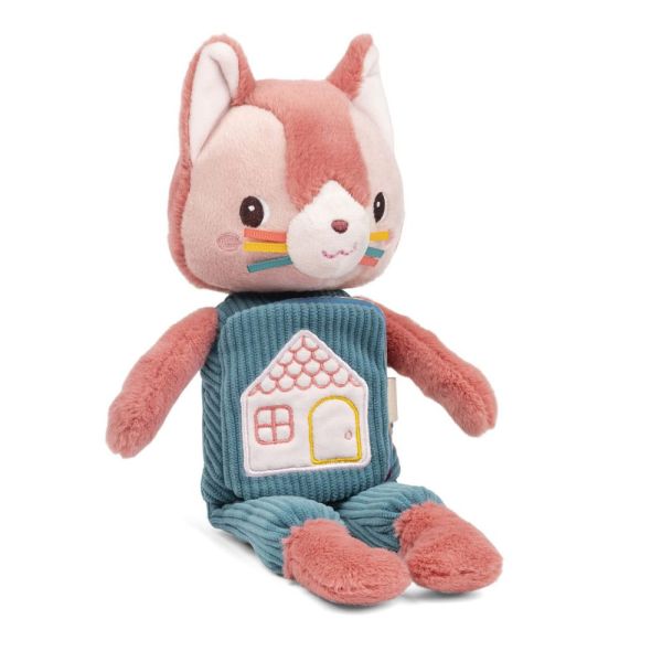 Peluche phosphorescente avec livre en tissu Jeanne