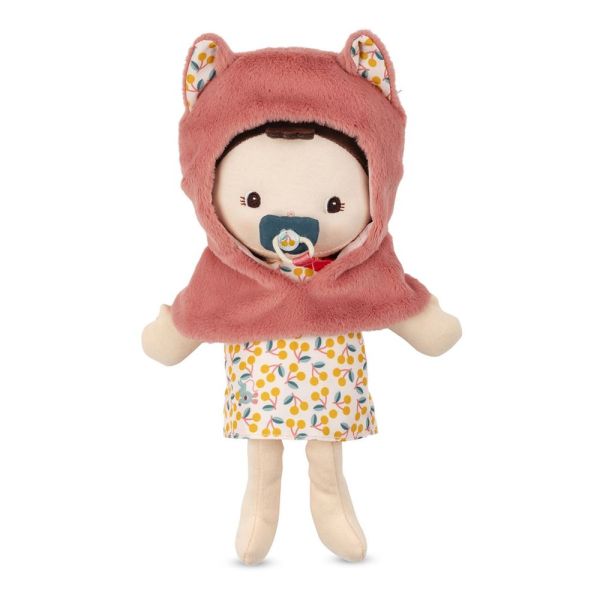 Poupée Jeanne et son porte bébé