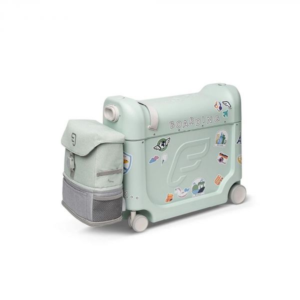 Pack JetKids sac à dos + valise BedBox 2.0 Green Aurora