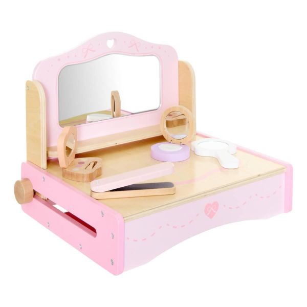 Coiffeuse enfant en bois Elia avec accessoires