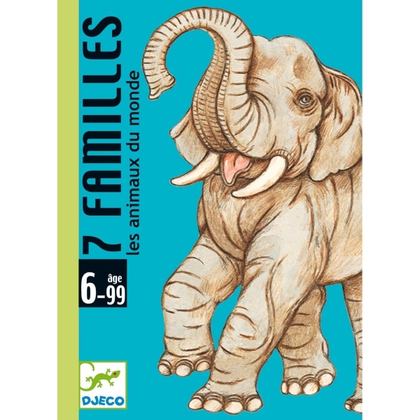 Jeu de 7 familles Animaux du monde