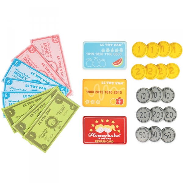 Jeu de pièces, billets et cartes