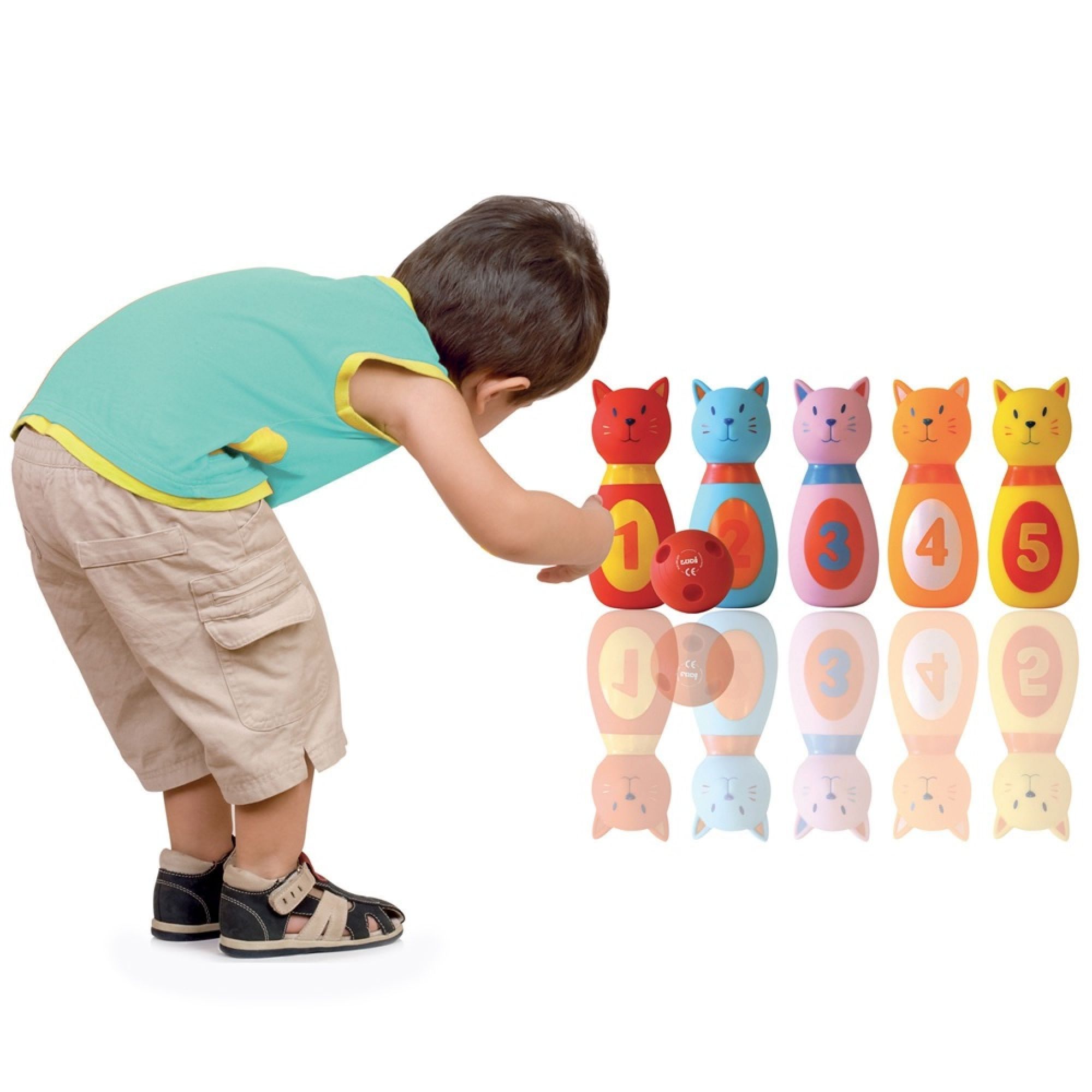 Ludi Jouets Jeu De Quilles Souples Chat Made In Bebe Ludi Jouets Jeu De Quilles Souples Chat Made In Bebe
