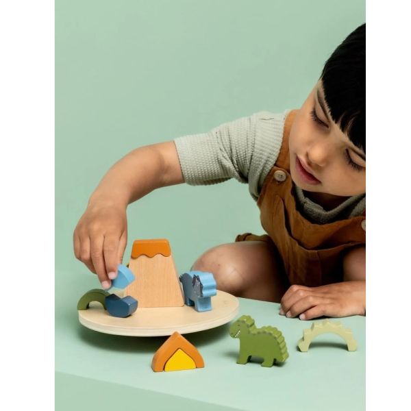 Jeu d’équilibre en bois Aventure Dino