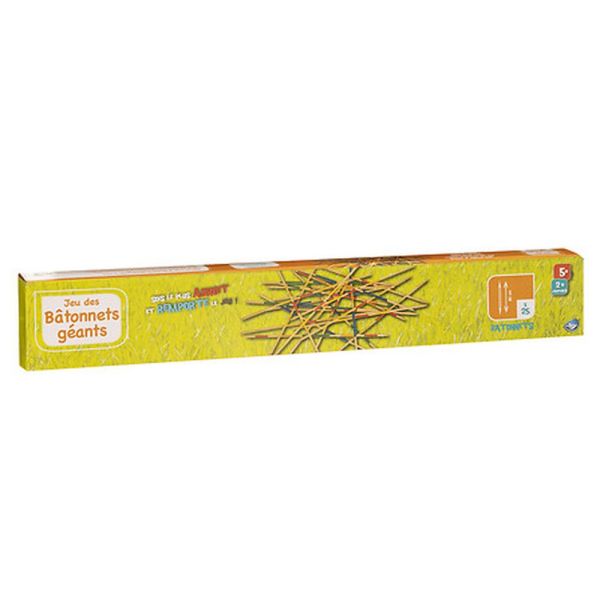 Jeu de mikado géant en bois 80 cm