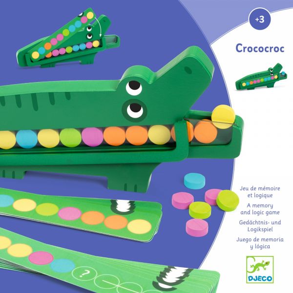 Jeux éducatif bois Crococroc