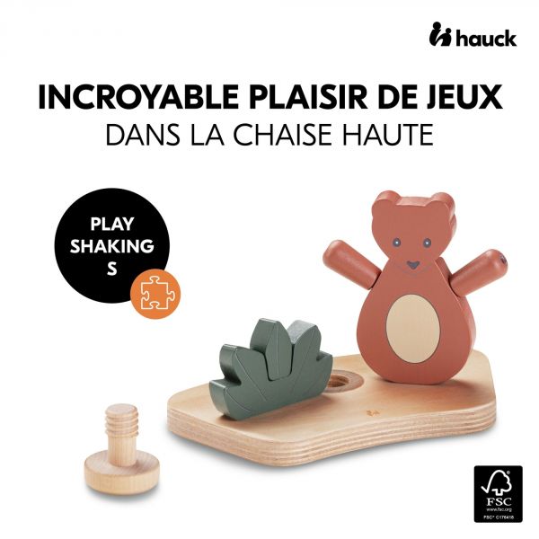 Jeux de plateau pour chaise haute en bois Play Shaking S