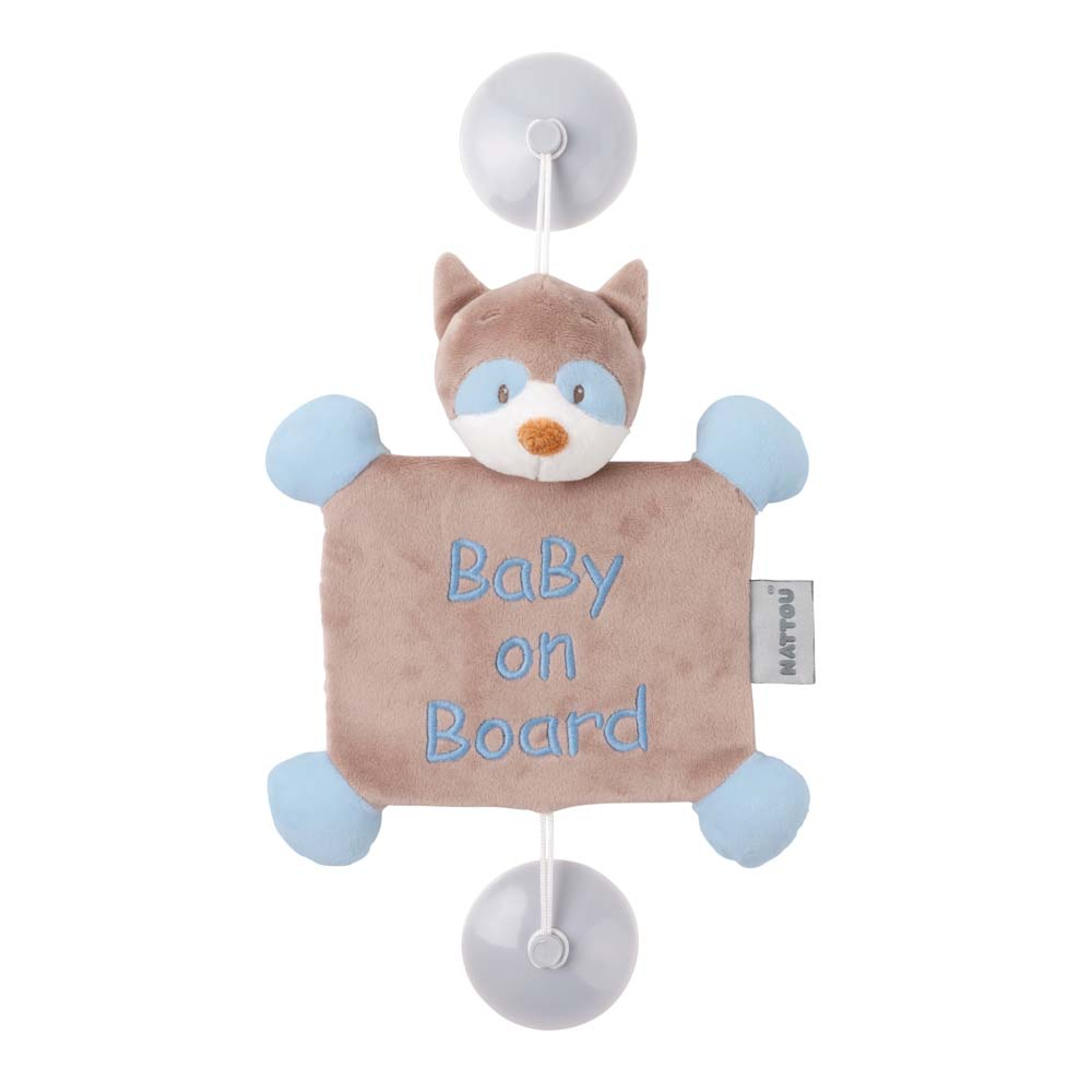Nattou Bebe A Bord Bob Le Raton Laveur Made In Bebe