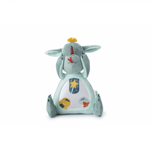Peluche miroir d'activités Joe