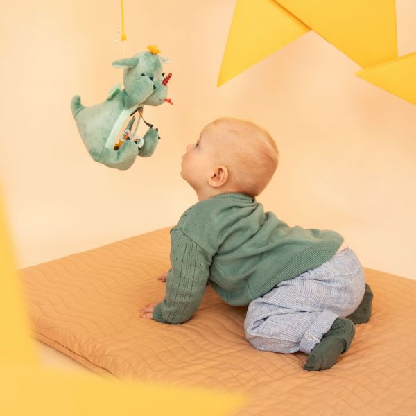 Peluche miroir d'activités Joe
