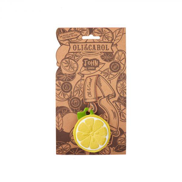 Anneau de dentition Jouet de bain Chewy-to-Go John Lemon