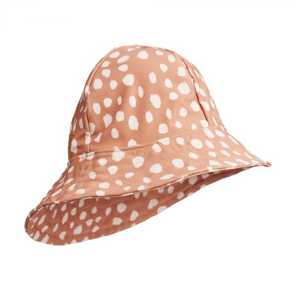 Chapeau enfant Josefine 6/9 mois Leo spots / Tuscany rose