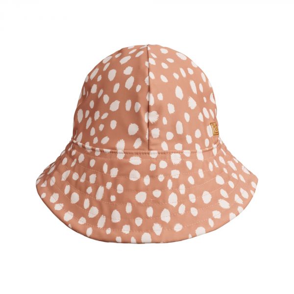 Chapeau enfant Josefine 6/9 mois Leo spots / Tuscany rose