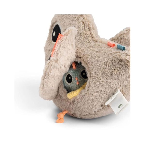 Jouet d'éveil Hide&Seek Clucky Sable
