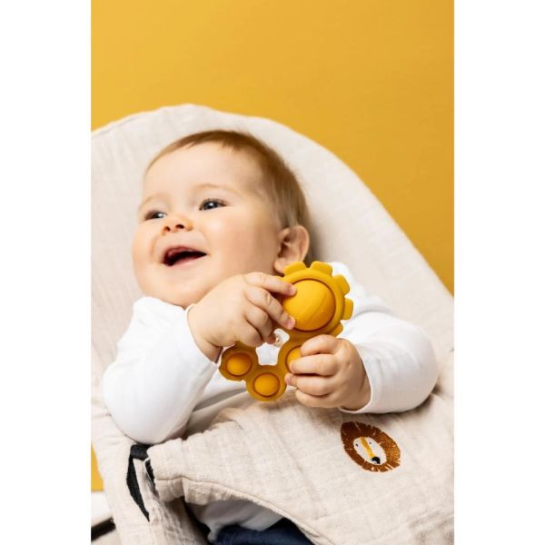 Jouet d'activité pop-it en silicone Mr. Lion