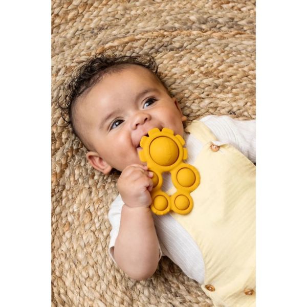 Jouet d'activité pop-it en silicone Mr. Lion