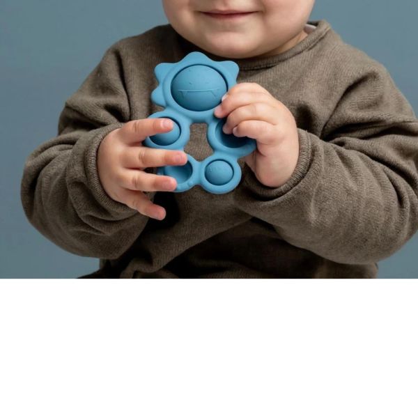 Jouet d'activité pop-it en silicone Mr. Triceratops