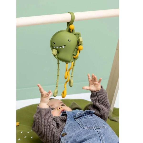 Jouet sensoriel à tirer en silicone Mr. Dino
