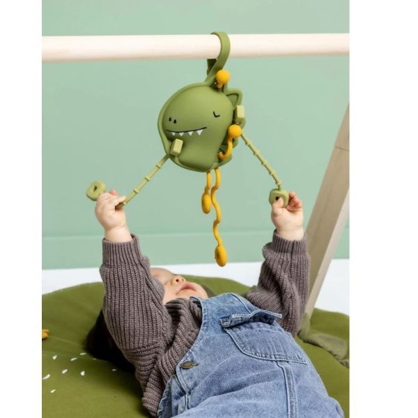 Jouet sensoriel à tirer en silicone Mr. Dino