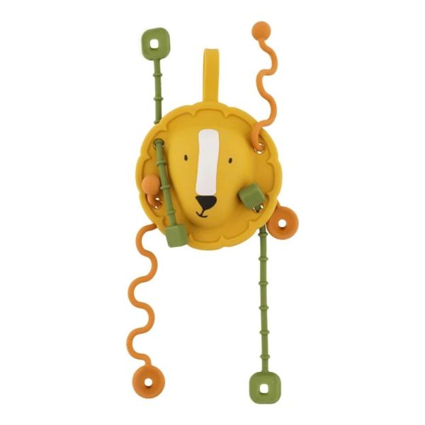 Jouet sensoriel à tirer en silicone Mr. Lion