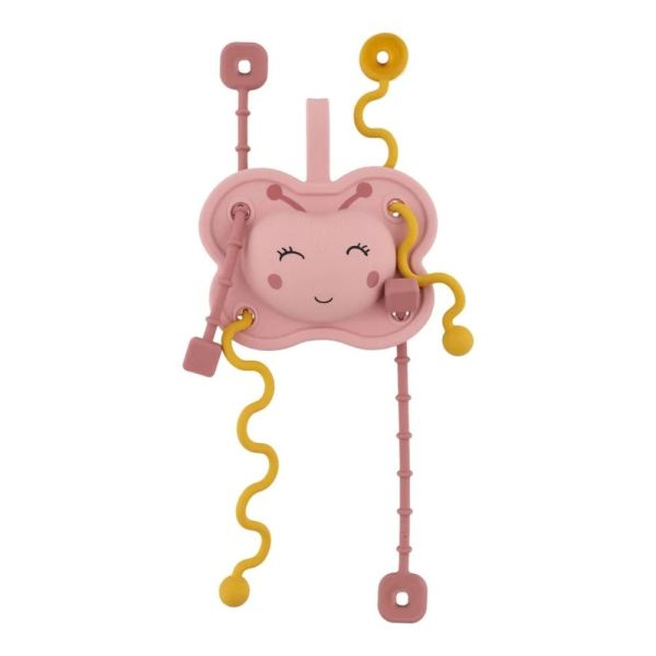 Jouet sensoriel à tirer en silicone Mrs. Butterfly