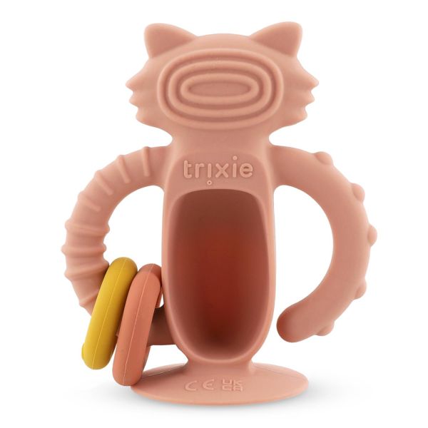 Jouet sensoriel en silicone avec ventouse Mrs. Cat