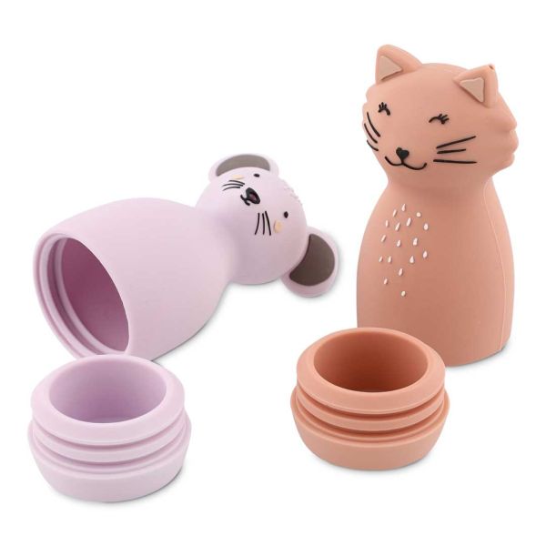 Jouets de bain aspergeur - Mrs. Cat & Mrs. Mouse