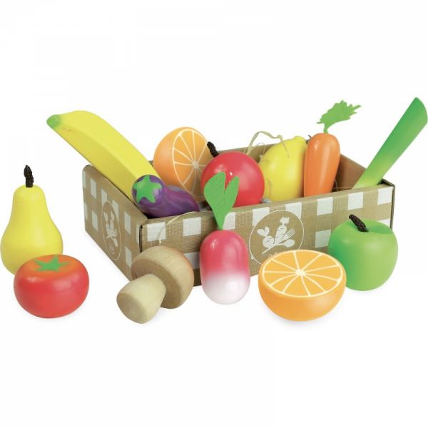Panier de fruits et légumes Jour de marché