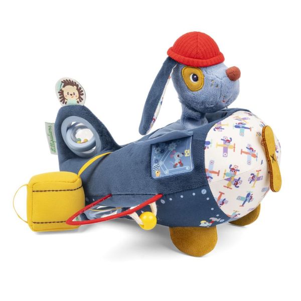 Jouet d'activités Jules dans son avion