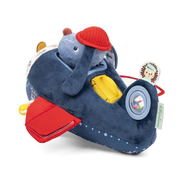 Jouet d'activités Jules dans son avion