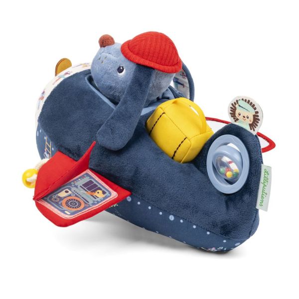 Jouet d'activités Jules dans son avion