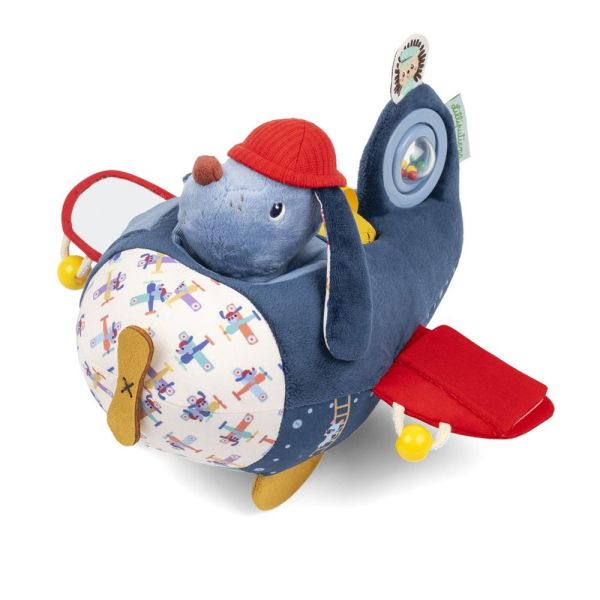 Jouet d'activités Jules dans son avion