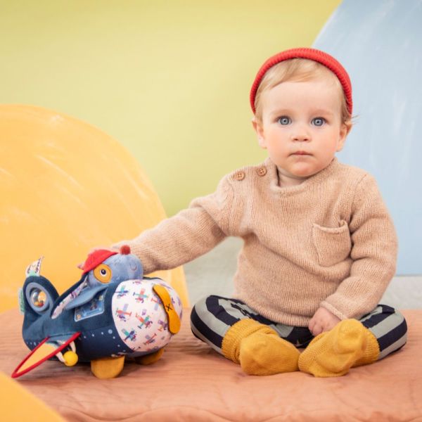 Jouet d'activités Jules dans son avion