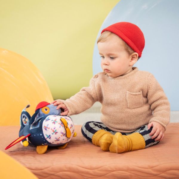 Jouet d'activités Jules dans son avion