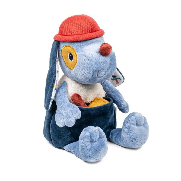 Peluche d'activités Jules le chien et ses accessoires