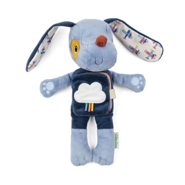 Peluche phosphorescente avec livre en tissu Jules