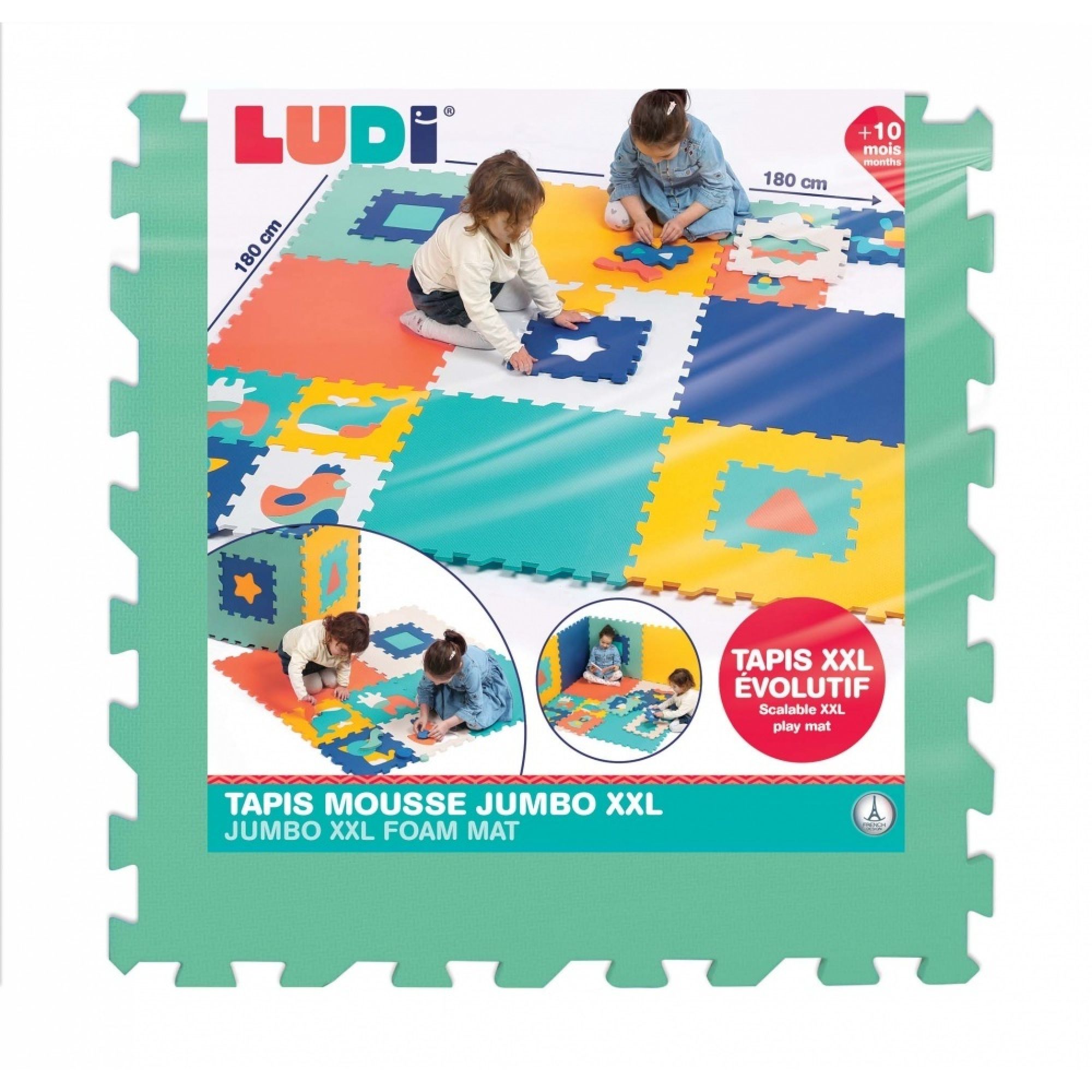 Tapis Mousse dalles animaux – LUDI