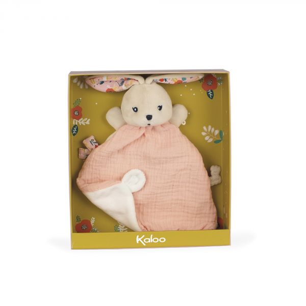 Doudou lapin Coquelicot