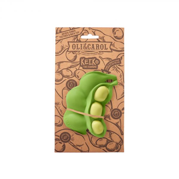Anneau de dentition Jouet de bain Keiko l'edamame