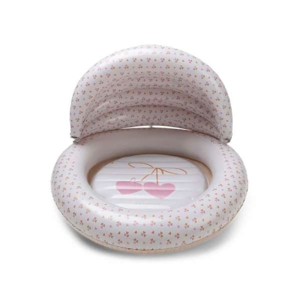 Piscine gonflable avec auvent Coeur cosy