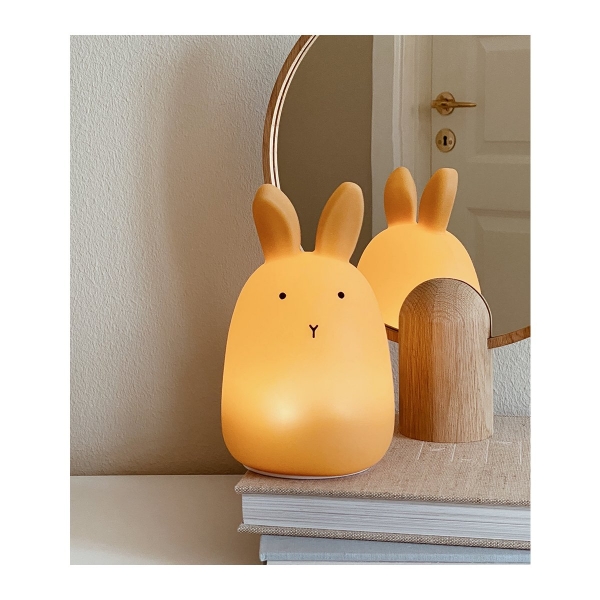 Veilleuse bébé Winston Rabbit Yellow Mellow